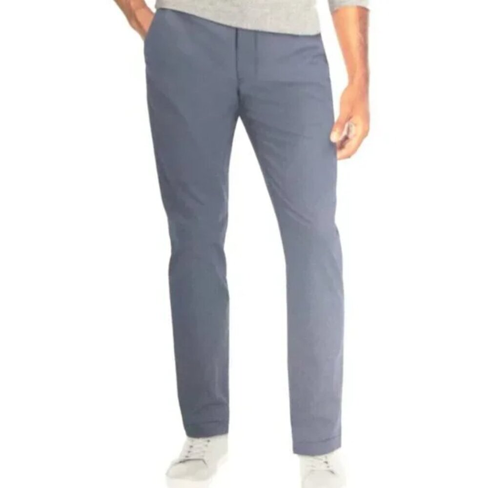 Banana Republic Men’s Flat Front Dust Blue Chino Pants size 38x34 NWOT